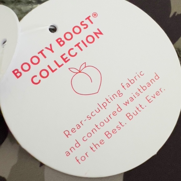SPANX Booty Boost Active Brushed Collage 7/8 Leggings Butt Lift Dark Palm XS - Picture 8 of 9